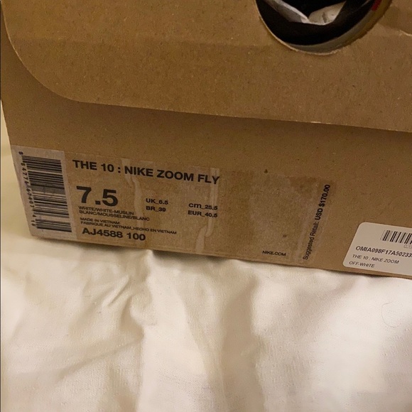 Nike x Off-White x Zoom Fly SP The Ten 2017 - Picture 6 of 6